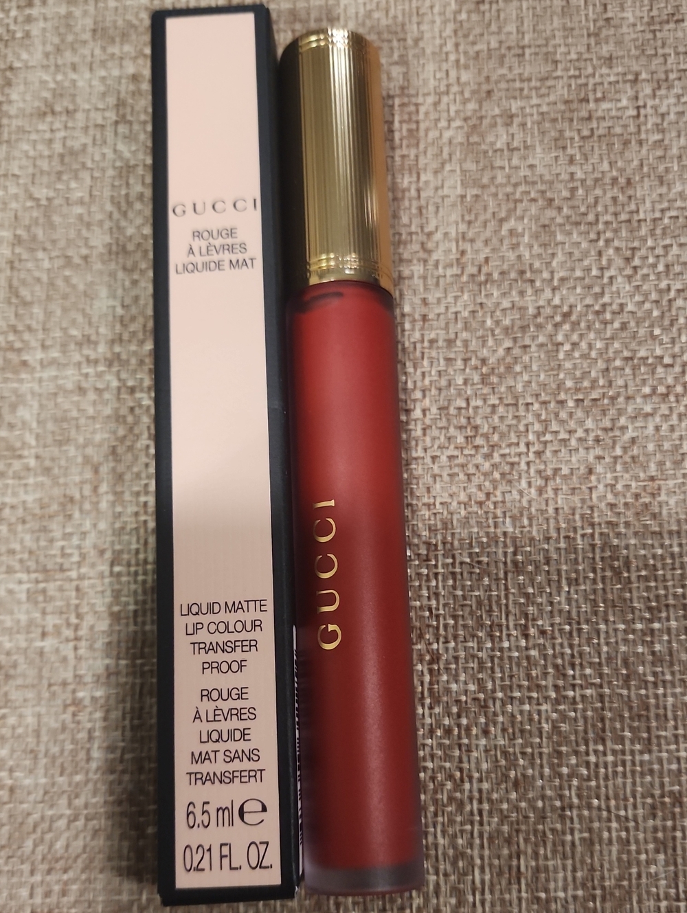 Gucci Liquid Matte Lip Colour - Goldie Red
